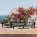 Outdoor Patio Set, All-Weather With Thick Cushions by HouseOfZazla