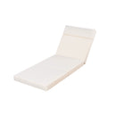 Modern Acacia Wood Outdoor Chaise Lounge by HouseOfZazla