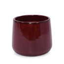 4 Pieces Planter Pot, Indoor Outdoor Flowerpot For Patio, Garden, Or Windowsills - Bean Paste Red by HouseOfZazla