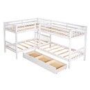 L Shaped Bunk Bed With Drawers