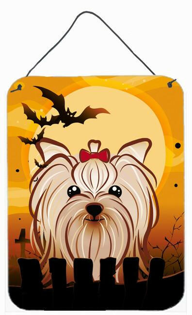 Halloween Yorkie Yorkshire Terrier Wall or Door Hanging Prints BB1762DS1216