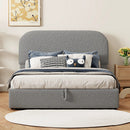 Upholstered Platform Bed With Hydraulic Storage System by HouseOfZazla