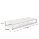 Venice - Classic Chaise Lounge With Adjustable Aluminum Frame