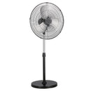 18" Industrial Pedestal Fan 3-Speed Oscillating Fan with Adjustable Height by HouseOfZazla