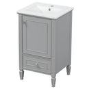 Retro Bathroom Vanity With Sink by HouseOfZazla