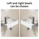 Wall Mounted Bathroom Sink With Faucet And Drain