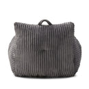 Giant Bean Bag Chair With Armrests And Footstool by HouseOfZazla