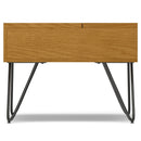 Hunter - Lift Top Coffee With Hidden Storage - Oak