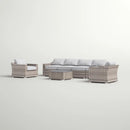 Stylish Sofa Seating Group With Cushions Perfect For Outdoor Gatherings by HouseOfZazla