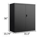 Metal Storage Cabinet With Locking Doors And Adjustable Shelf, Folding Filing Storage Cabinet, Folding Storage Locker Cabinet For Home Office, School, Garage by HouseOfZazla