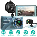 720P Dual Dash Cam Car Camera Recorder Looping Recording Car DVR Driving Vehicle Recorder with Motion Detection Light