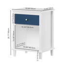 Nightstand With 1 Drawer 1 Shelf by HouseOfZazla