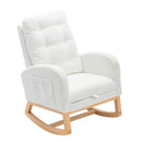 Accent Rocking Chair With Footrest, High Back by Unique Piece Furniture