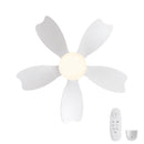 Low Profile Flush Mount Ceiling Fan With Light by HouseOfZazla