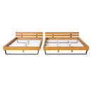 Pine Wood Bed Frame - King Size