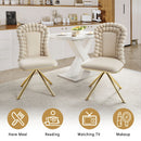 Upholstered Swivel Dining Chairs (Set of 2) by Unique Piece Furniture