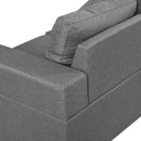 Modern Sectional Sofa Set with L Shape Chaise Lounge and Cup Holders
