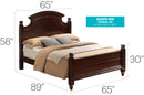 Summit - Queen Bed - Cappuccino by HouseOfZazla