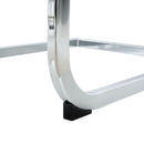 Modern Dining Chairs With Padded Seat And Metal Legs by HouseOfZazla