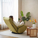 Adjustable Swivel Lounge Chair With 360 Degree Rotating Seat And Headrest Support by HouseOfZazla