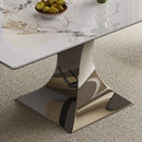 Modern Rectangular Dining Table For 6 With Chairs
