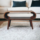 Solid Wood Open Coffee Table by HouseOfZazla