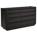 Leandro 5-piece California King Bedroom Set Burnished Black