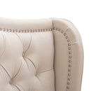 Marcella - Upholstered Shelter Headboard Bed Set by HouseOfZazla