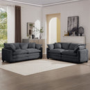 Elegant Oversized Sectional Sofa Set With Deep Seats And Flexible Layout by HouseOfZazla