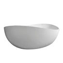 63" Premium Solid Surface Deep Soaking Bathtub