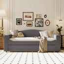 Upholstered Daybed With Storage Armrests, Trundle And Latest Integrated tooth Audio System by HouseOfZazla