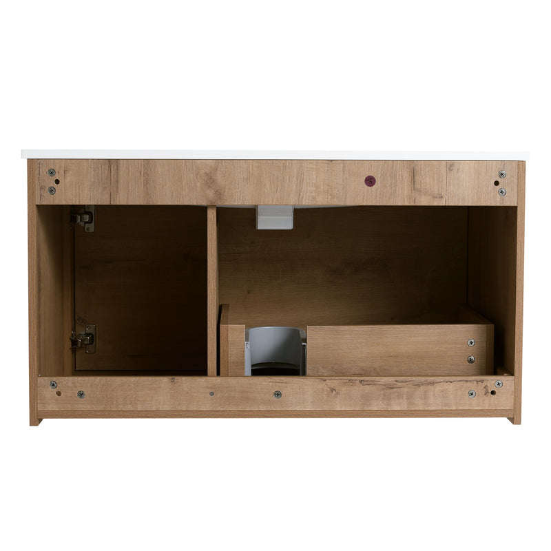 36 Inch Wall Mounted Bathroom Vanity With Gel Sink