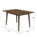 Levi - Modern Style Rectangular Dining Kitchen Table by HouseOfZazla