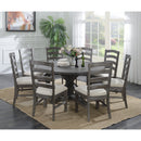 Upholstered Dining Chairs (Set of 2) - Brown - Wood by Unique Piece Furniture
