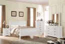 Louis Philippe Sleigh Style Bed