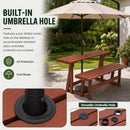 2-in-1 Convertible Bench Picnic Table by HouseOfZazla