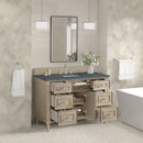 James Martin Lorelai 48" Single Bathroom Vanity, Whitewashed Oak