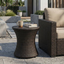 19" Kono Hourglass Table (No Glass Top) End Table by HouseOfZazla