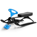 Kids Snow Sand Grass Sled w/ Steering Wheel and Brakes by LJGDeals