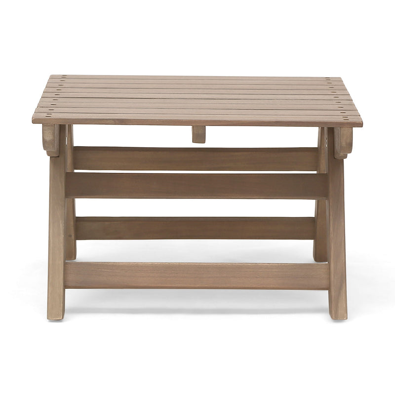 Sedona Outdoor Side Table With Open Slat Design, photo 10 of 10