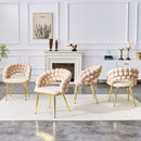 Puffy Bubble, Ball Chain Chairs For Dining Room (Set of 2) by HouseOfZazla