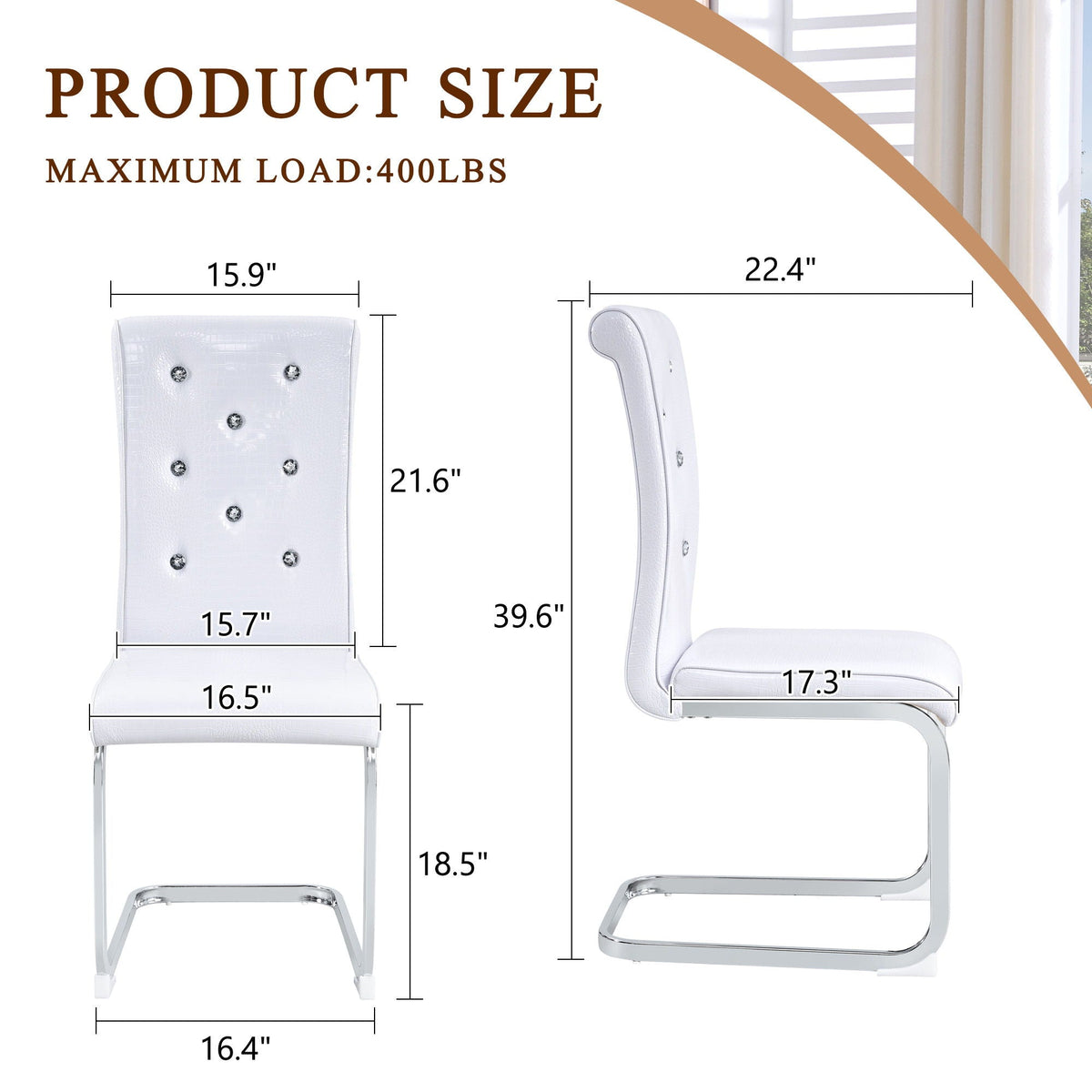 Elegant Design Upholstered Dining Chairs, photo 22 of 24