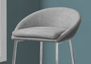 Bar Stool, Bar Height, Contemporary & Modern (Set of 2) - Gray by HouseOfZazla