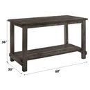 Martha II 7-Piece Counter Height Dining Room Set - Gray