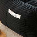 Giant Bean Bag Chair With Armrests And Footstool by HouseOfZazla