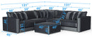 Remington - Modular Sofa And Cocktail Ottoman