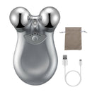 Micro-current Face Massager Rechargeable Face Neck Roller Intelligent Facial Massager with 5 Gears for Skin Tightening Skin Lifting Wrinkle Reducing