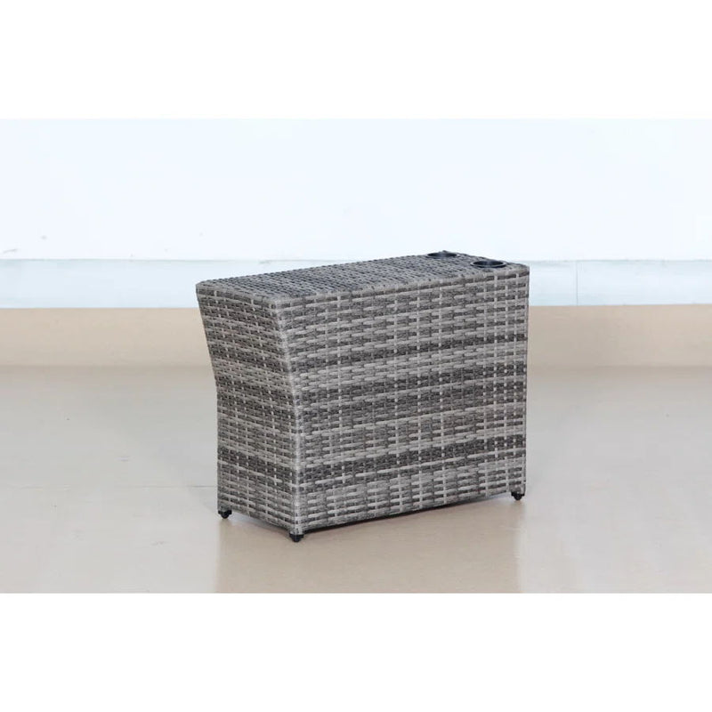 Shick Outdoor Side Table - Gray Mix