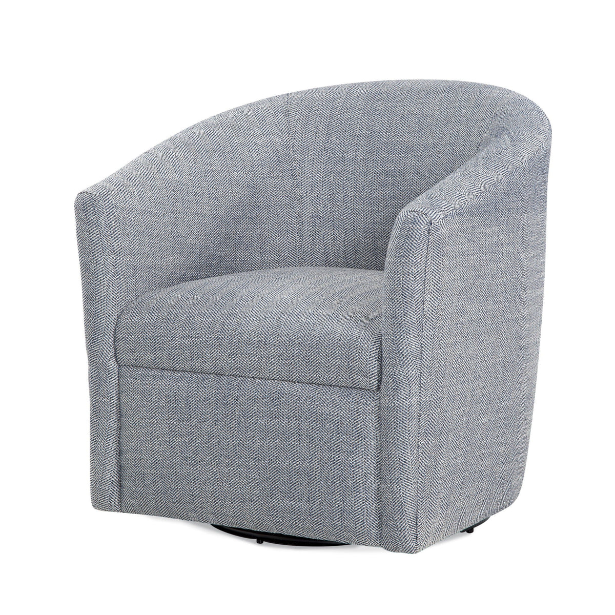 Lainey - Swivel Barrel Chair With 360 Degree Rotation, photo 3 of 17