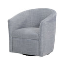 Lainey - Swivel Barrel Chair With 360 Degree Rotation by HouseOfZazla